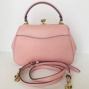 Coach 1941 Pink Kisslock Frame Purse Top Handle 23